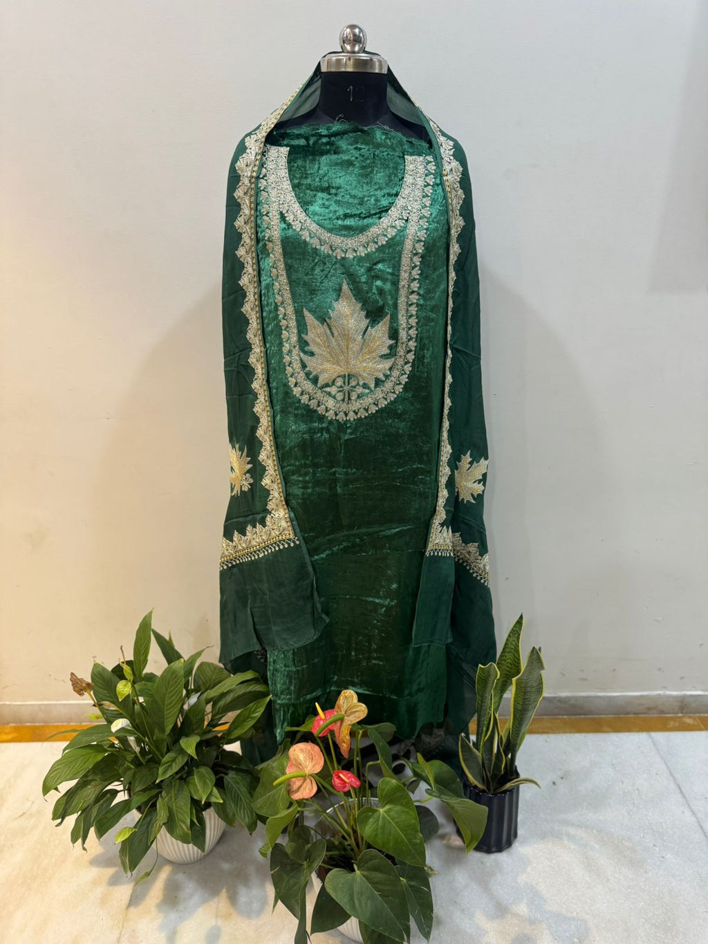 Green Shaneel Suit
