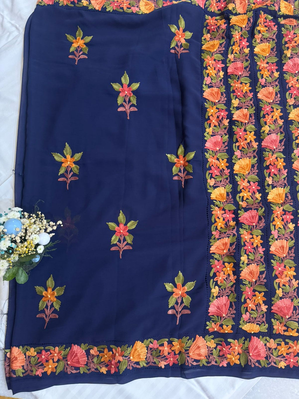 Navy Blue Ari Saree