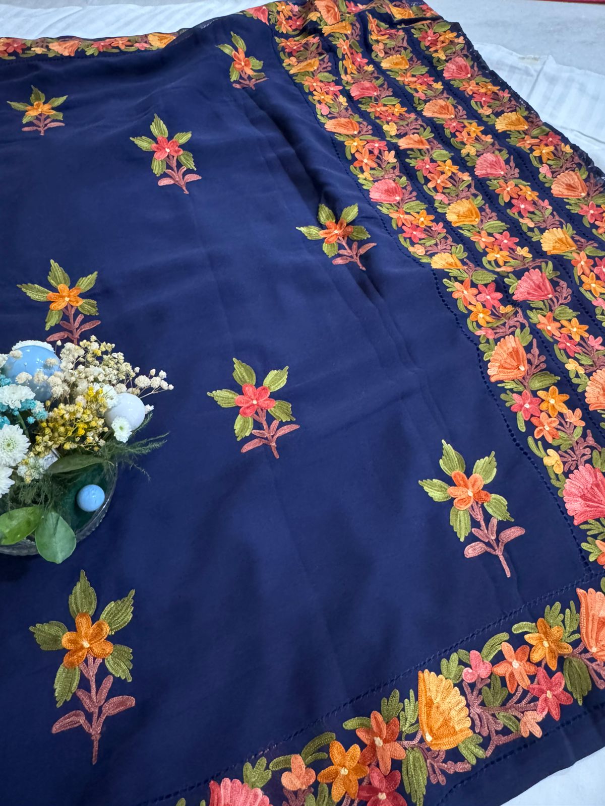 Navy Blue Ari Saree