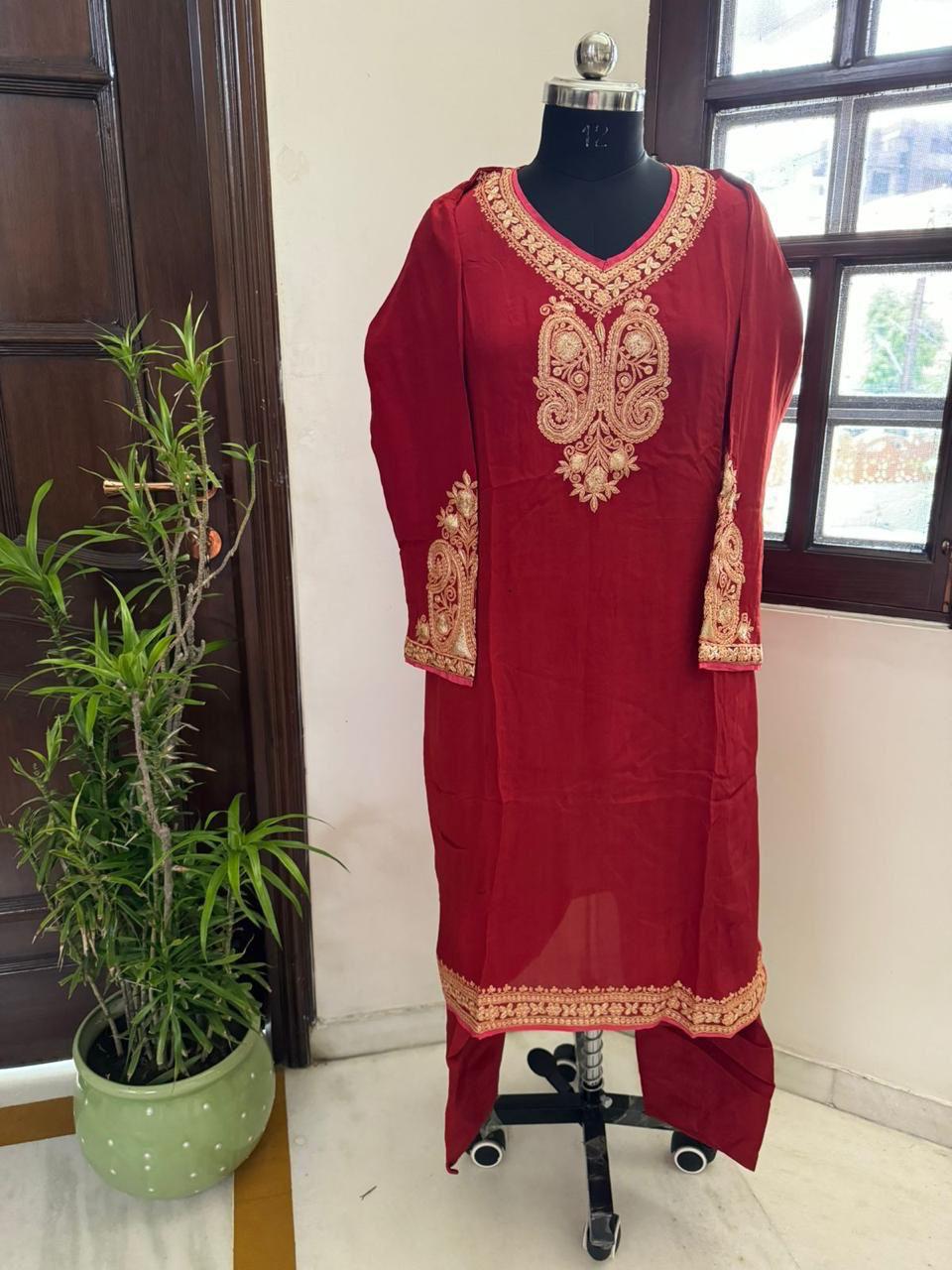 Red Tilla work suit