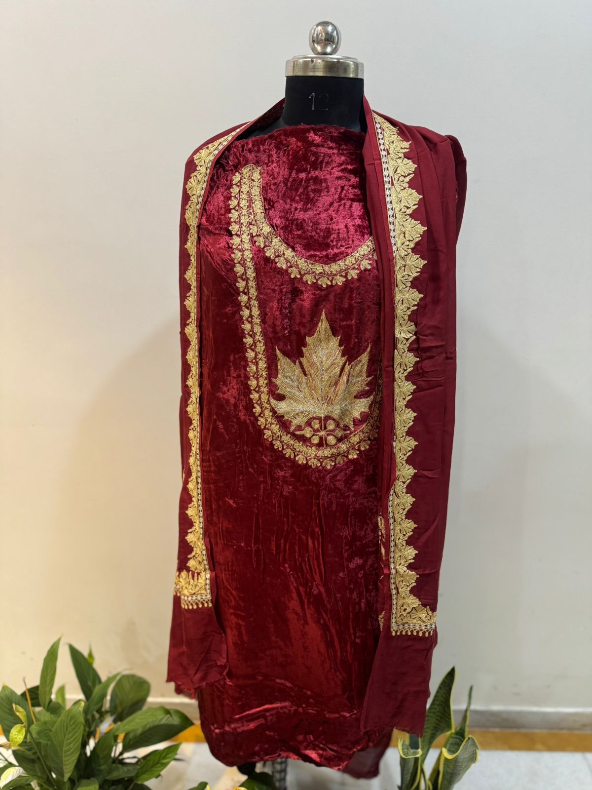 Red Shaneel Suit