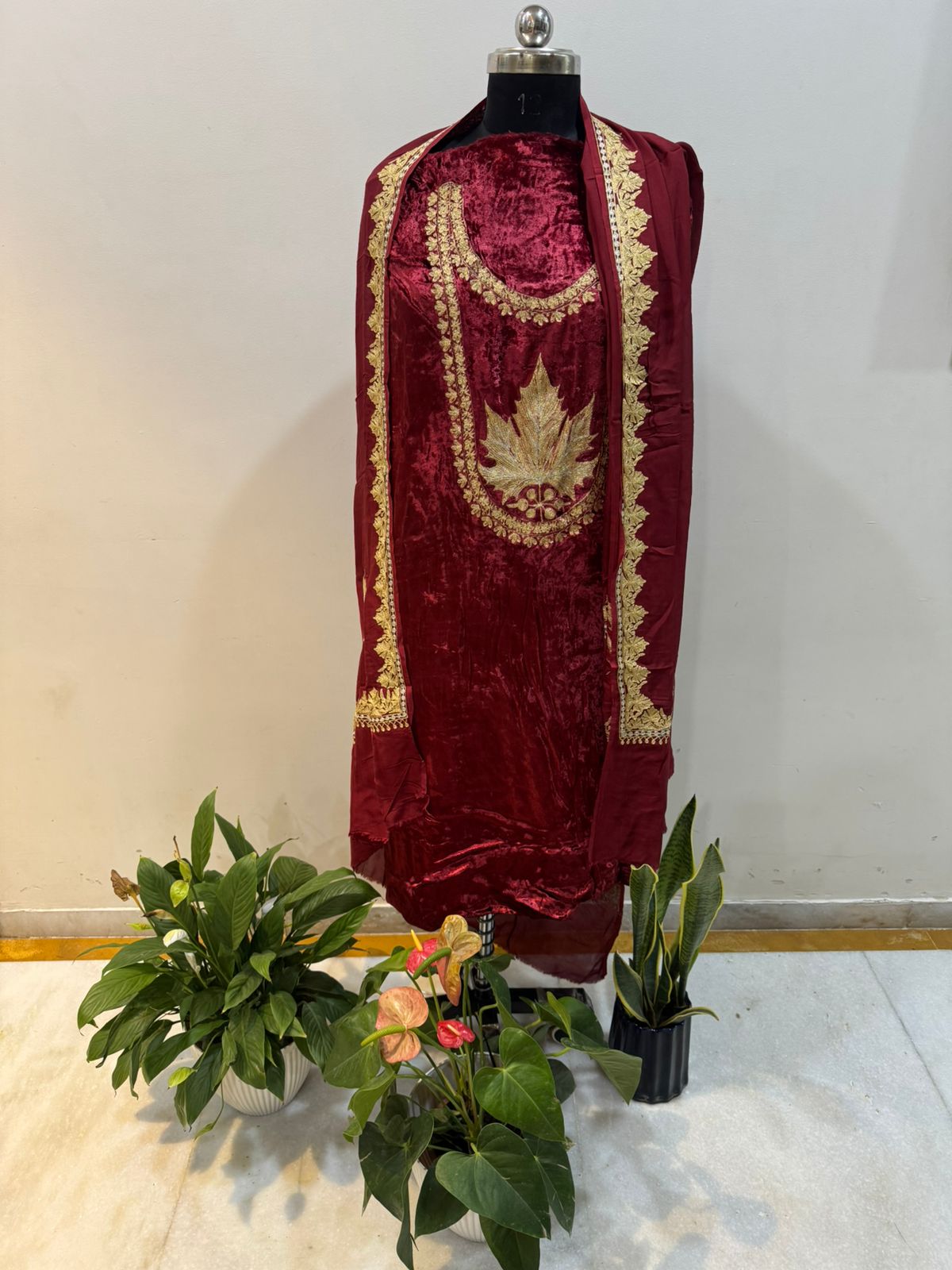 Red Shaneel Suit